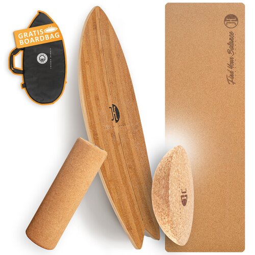 *Deal of the Year - Balance Board Set Ocean Rocker Bamboo*