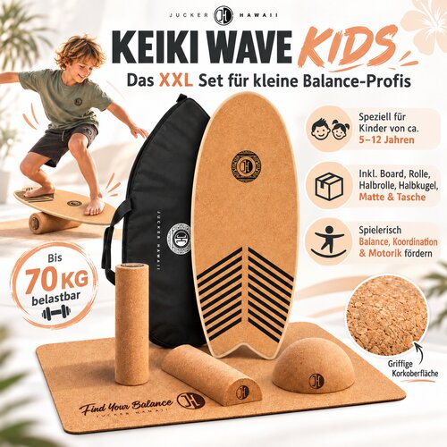 JUCKER HAWAII KEIKI WAVE &ndash; Balance Board Infantil Set XXL