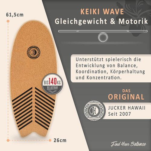 JUCKER HAWAII KEIKI WAVE &ndash; Balance Board Infantil Set XXL