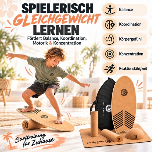 JUCKER HAWAII KEIKI WAVE &ndash; Balance Board Infantil Set XXL