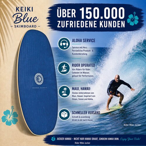 JUCKER HAWAII Skimboard KEIKI BLUE HPL