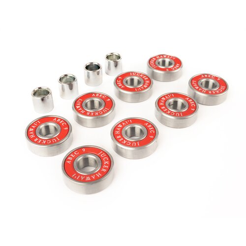JUCKER HAWAII Longboard Rodamientos ABEC 9 Rojo + Spacer