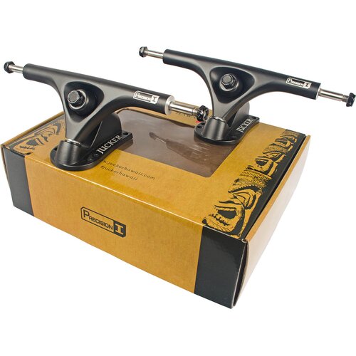 JUCKER HAWAII Ejes de Longboard Set PRECISION ONE Negro Mate